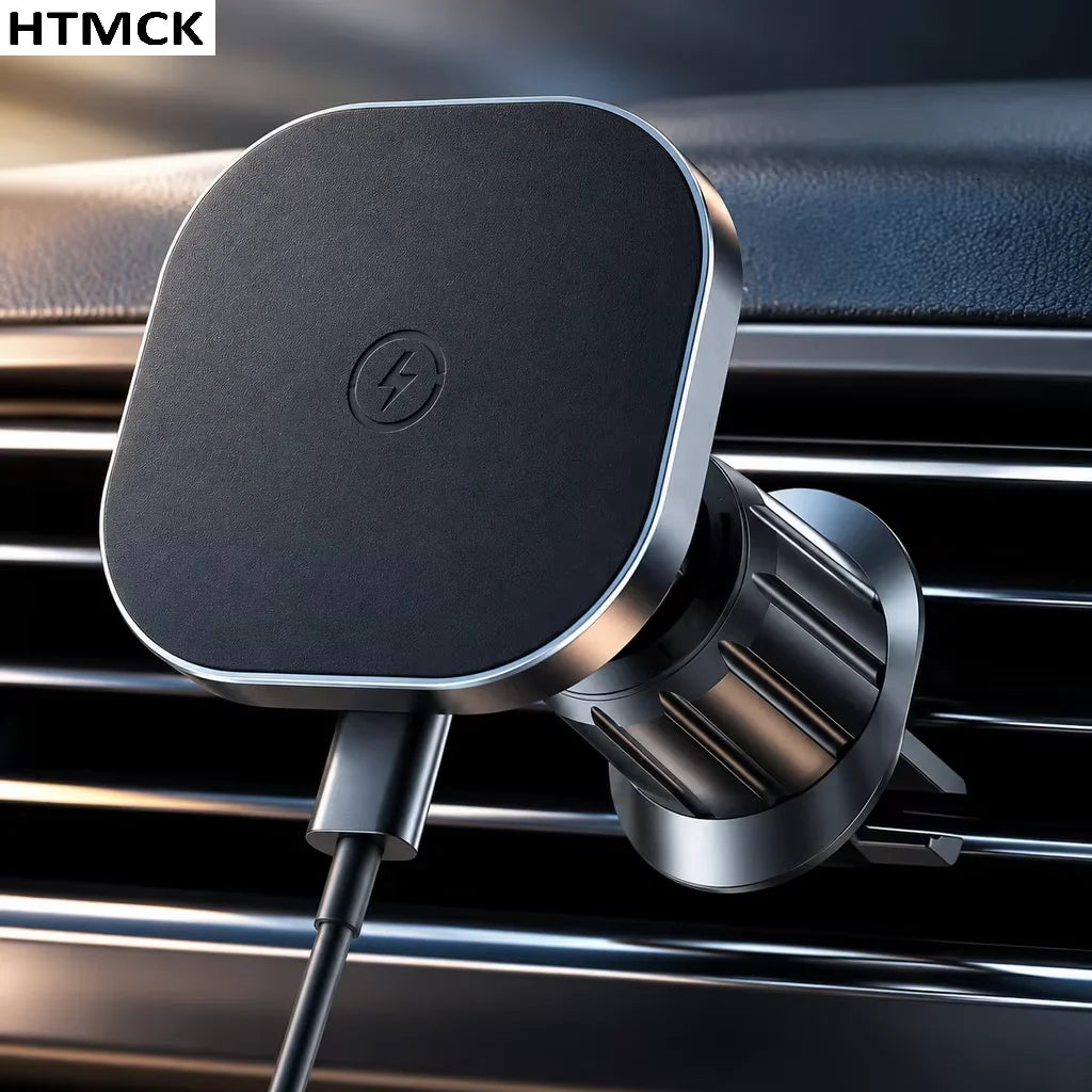 Magnetic Car Wireless Charger Air Vent Phone Holder 15W Fast Charging