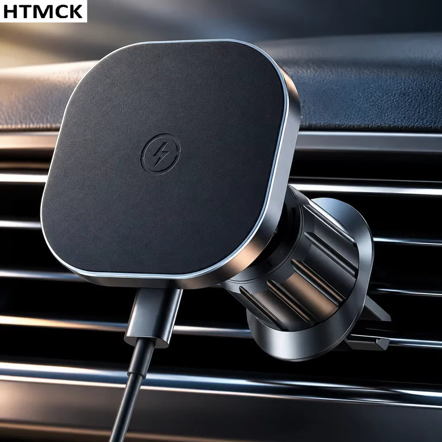 Magnetic Car Wireless Charger Air Vent Phone Holder 15W Fast Charging