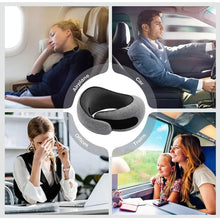 Memory Foam Travel Neck Pillow U-shaped Snail Style Support Portable