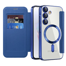 Luxury Flip Leather Card Clip Magnetic Phone Case for Samsung S26 S25