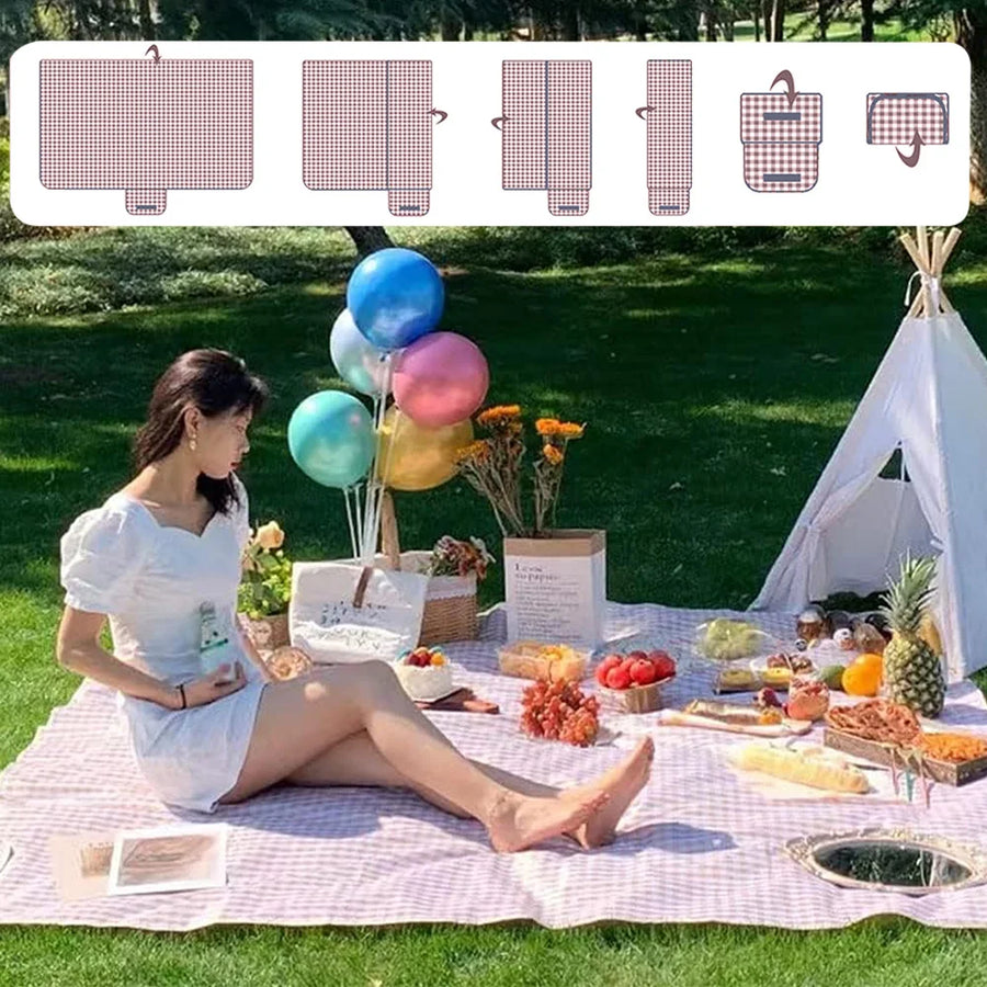 Extra Large Picnic Blanket Beach Blankets Mat Waterproof Sand Proof