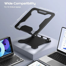 DT-02B Phone Tablet Stand Adjustable Aluminum Alloy laptop up to 17