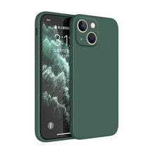 Square Liquid Silicone Phone Case for iPhone 14 Plus 11 12 13 Pro Max