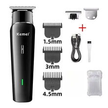 Kemei KM-1115 Fast Usb Charging Hair Clippers Rechargeable Hair Trimmer