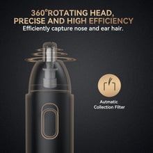 MAXGROOM Nose Hair Trimmer for Men Rechargeable 360 Rotating Dual-Blade