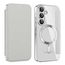 Wireless Charging Flip Case for Samsung Galaxy A35 A36 A55 A15 A16 A17