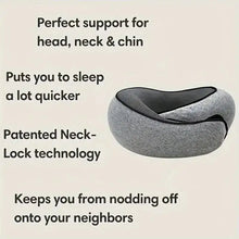 Travel Neck Pillow Memory Foam U-shaped Snail Style Support Portable