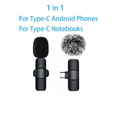 Wireless Lavalier Microphone Mini Mic for iPhone Android Live Broadcast