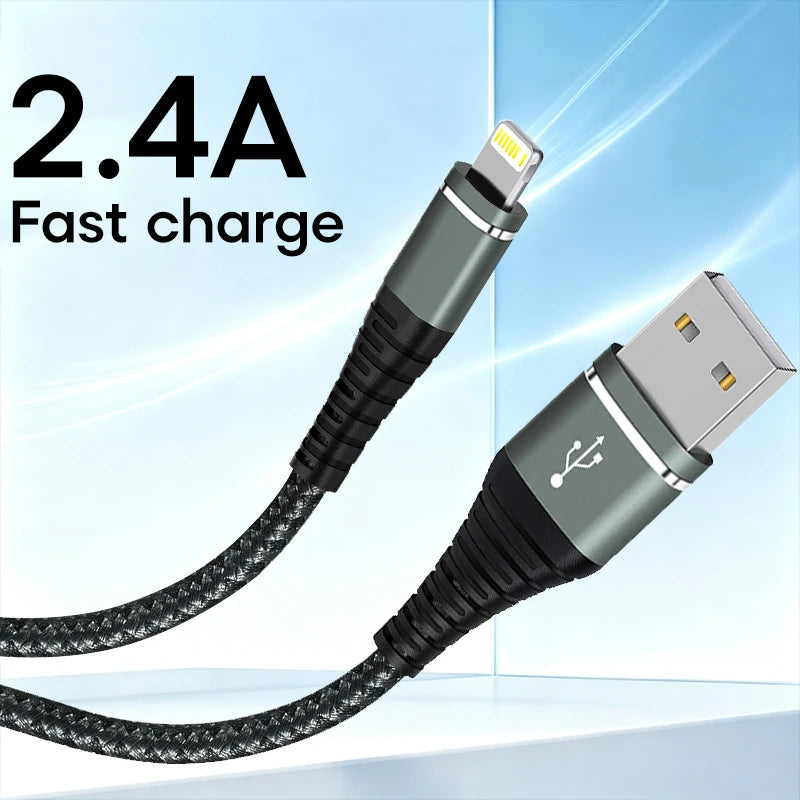 USB Cable for Iphone 14 13 12 11 Pro Max XS X XR 7 8 6 Plus SE Fast