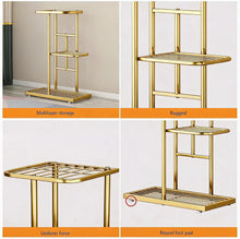 6 Tier 7 Potted Metal Plant Stand Corner Indoor & Outdoor Tiered Plants