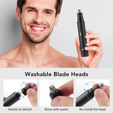 3 in 1 Mini Pocket Nose Hair Trimmer Painless Clipper Ears Hair Eyebrow