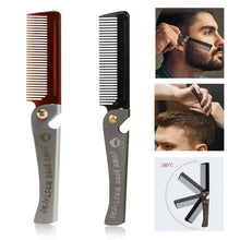 Foldable comb Folding Pocket Clip Hair Moustache Beard Fashion Men