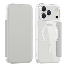 Luxury Transparent Flip Leather Wallet Magnetic Phone Case For iPhone