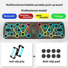 Prone board set, foldable portable multi-functional pole, home and gym