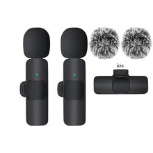 Wireless Lavalier Microphone Mini Mic for iPhone Android Live Broadcast
