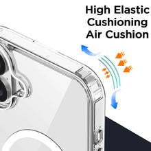 Magnetic Transparent Phone Case For iPhone 17 18 16 15 14 13 12 11 Pro