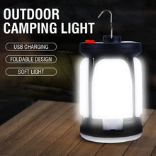 Rechargeable LED Camping Lantern With folding floodlight Portable Tent