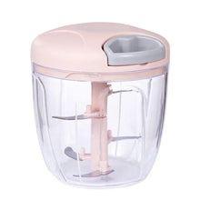 Crusher Vegetable Onion Cutter Kitchen Cooking 500/900ML Manual Meat