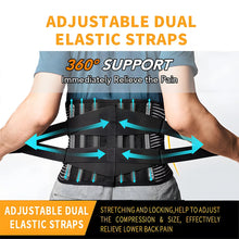 Lumbar Support Belt with Inflatable Pad Relieve Waist Pain Dual