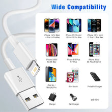 3A USB Cable Fast Charging Data Sync Cord for iPhone 14/13/12/11 Pro
