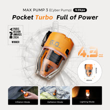 FLEXTAIL MAX PUMP 3 - Electric Air Portable Camping with Level Ambient