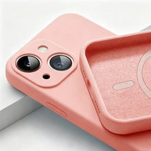 Magnetic Liquid Silicone Case For Iphone 18 12 13 Mini 16 15 14 11 17