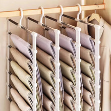 Multi-Layer Pants Hanger Space Saving Closet Organizer Foldable