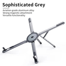 3in-1 Portable Magnetic Phone Holder Tablet Stand Adjustable Aluminum