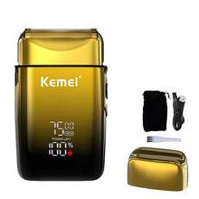 Kemei KM-TX10 Electric Shaver Hair Rechargeable Beard Foil Razor for