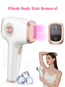 IPL Hair Removal Device 999,999 Flashes Painless Hair with Ice Cooling