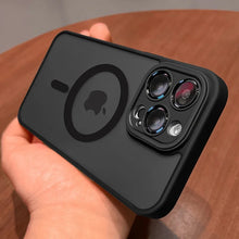 Magnetic Luxury Lens Protector Matte Translucent Case For iPhone 17 18