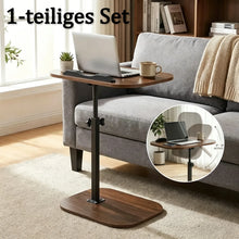 Height Adjustable C-Shaped Bedside Table Portable Laptop Desk Sturdy