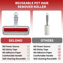 Pet Hair Remover Roller - Dog & Cat Fur with Self-Cleaning Base