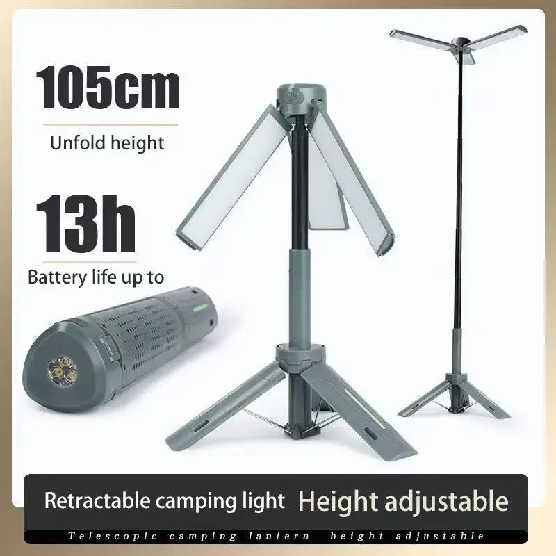 Rechargeable Outdoor Portable Hiking Camping Fishing Flashlight