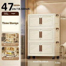 Foldable Storage Box with Clear Door - Spacious, Durable, and