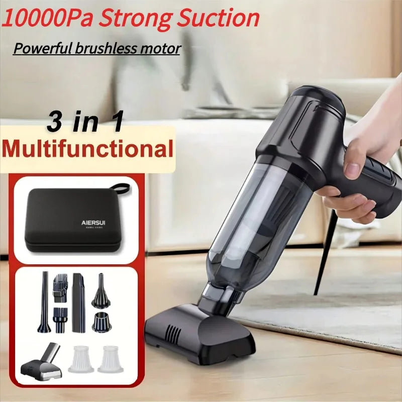 Cordless Handheld Vacuum Cleaner, Suction & Blowing 2 in 1 Portable