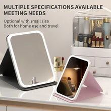 LED Dimmable Makeup Mirror 3 Colors Light Modes Adjustable Brightness
