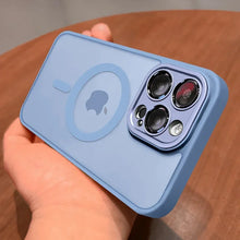 Magnetic Luxury Lens Protector Matte Translucent Case For iPhone 17 18