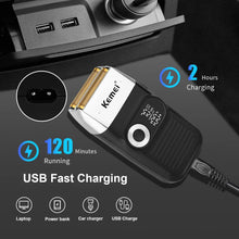 Kemei KM-2026 Electric Shaver Rechargeable Powerful Floating Razor