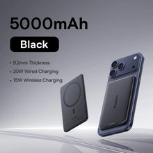 Baseus 5000mAh Magnetic Power Bank 15W Wireless 20W Wired Charging Thin