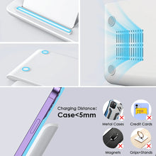 LED 3 in 1 Wireless Charger Station For iPhone 17 16 15 14 13 12 Pro