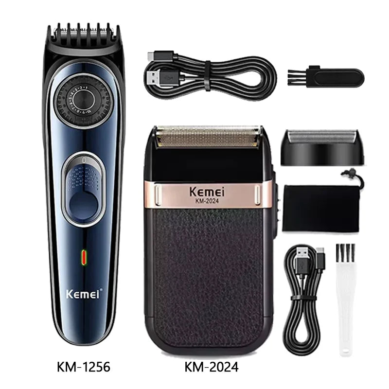 Kemei Hair Clipper Km-2299 Km-1256 Km-2024 Men's Electric Hair Trimmer