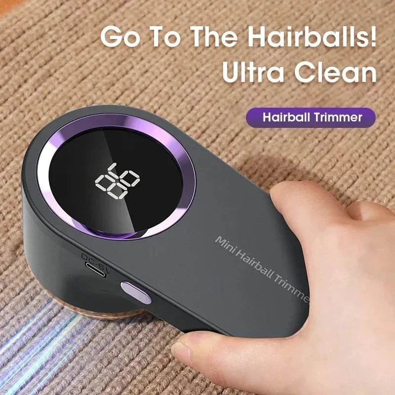 Portable Lint Remover Electric Fuzz Pellet for Clothing LED Display