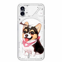 For Nothing Phone 2 Case Clear TPU Soft Lovely Printing Silicone Cover