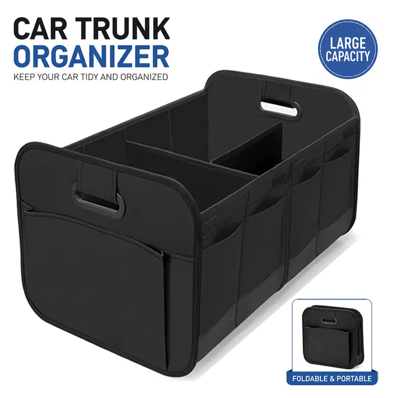 1 Pcs Large Capacity Foldable Car Trunk Organizer Oxford Fabric
