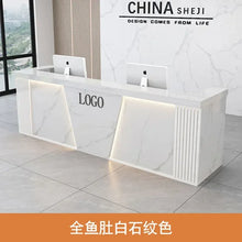 Hair Salon Cashier Reception Desk Counter Luxury Aesthetic Modern