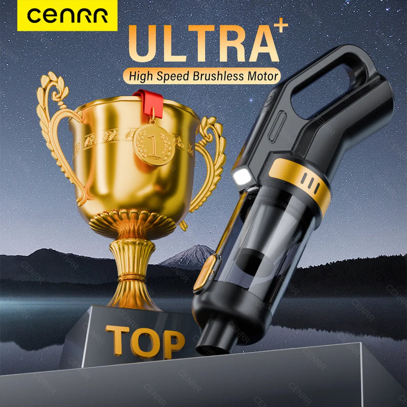 CENRR Powerful Car Vacuum Cleaner Mini Cordless Portable for Home
