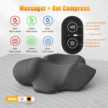 Electric Neck Massager Pillow Cervical Stretcher Heating Vibration
