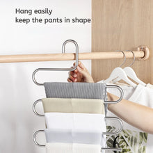 5 Layers Multi-functional Clothes Hangers Non-slip Pant Storage Rack