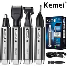 KM-6630 Kemei Trimmer for Men Electric Nose and Ear Rechargeable for